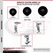 Service Caster 4 Inch Glass Filled Nylon Caster Set with Roller Bearings 2 Brakes 2 Rigid SCC SCC-20S420-GFNR-TLB-2-R-2 - alternate 7